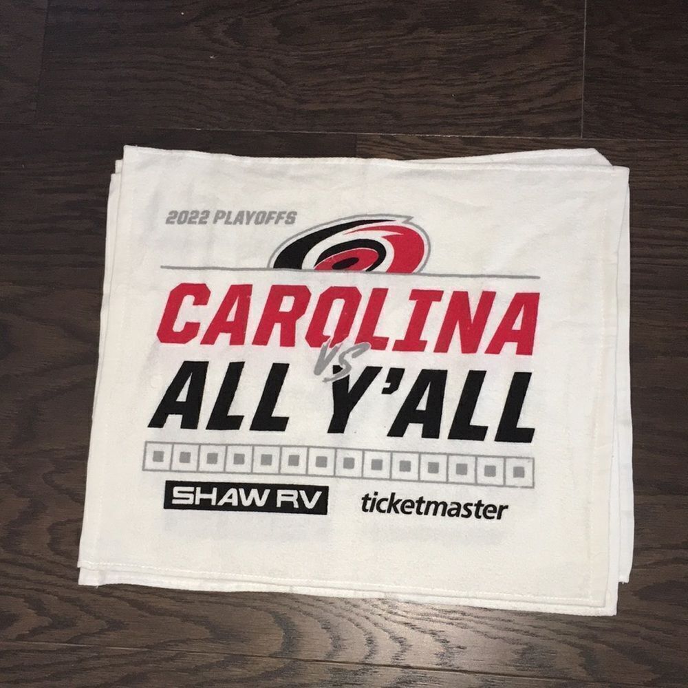 Carolina Hurricanes Vs y’all southern Rally Towel stanley cup 2022 playoffs